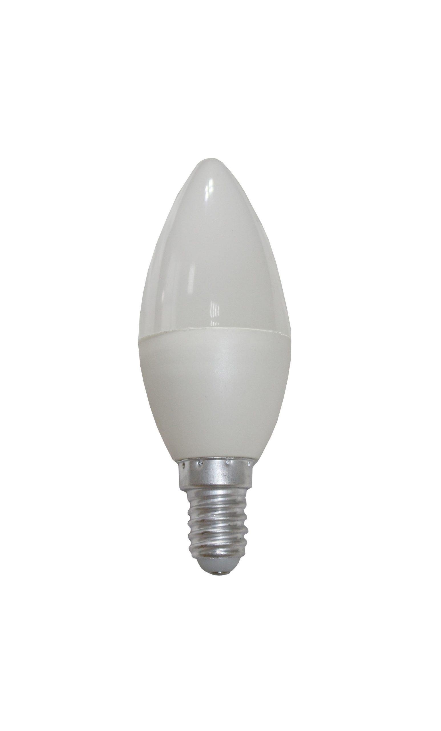 Світлодіодна лампа TechnoSystems LED Bulb-C37-8W-E14-220V-4000K-720L Silver (TNSy5000812)