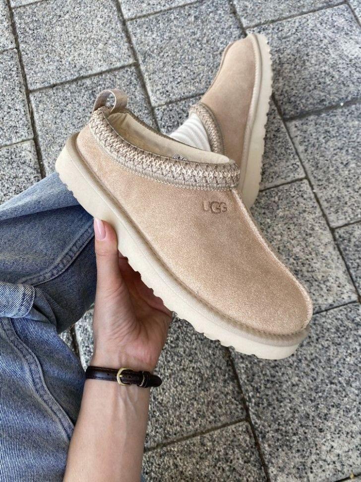 Уггі жіночі Tasman Beige Slipper р. 41 Бежевий (28198)