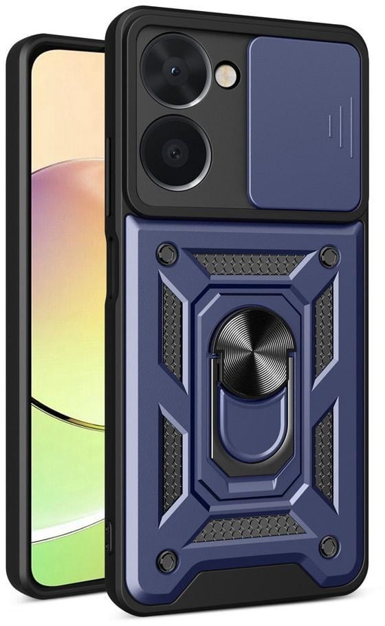 Чехол с защитой камеры 3DGuard Realme C33 Blue (32467-28)