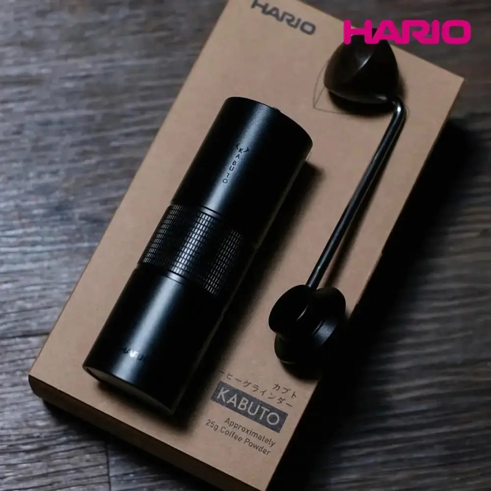 Кофемолка ручная Hario Kabuto со стальными жерновами и регулировкой уровня помола (MKBT-1B) - фото 8