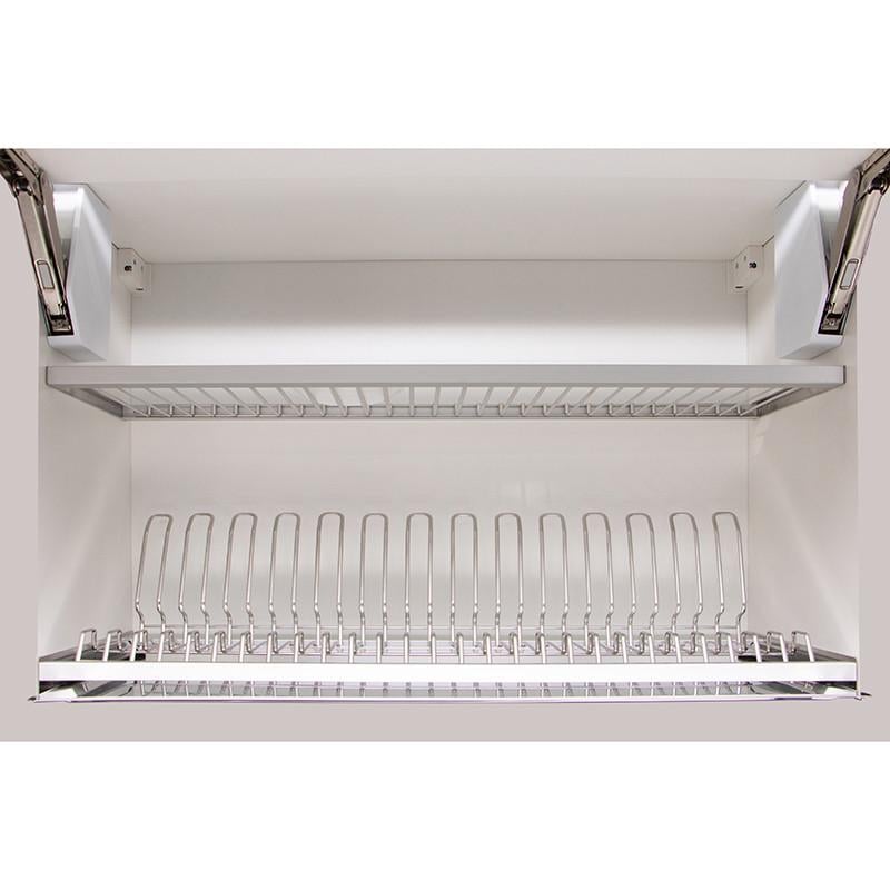 Комплект сушилок для посуды Vibo с рамой 1 поддон нержавеющая сталь 600 мм (50677)