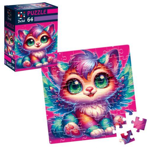 Пазлы De.tail Крылатый котенок 64 деталей (2987481052)