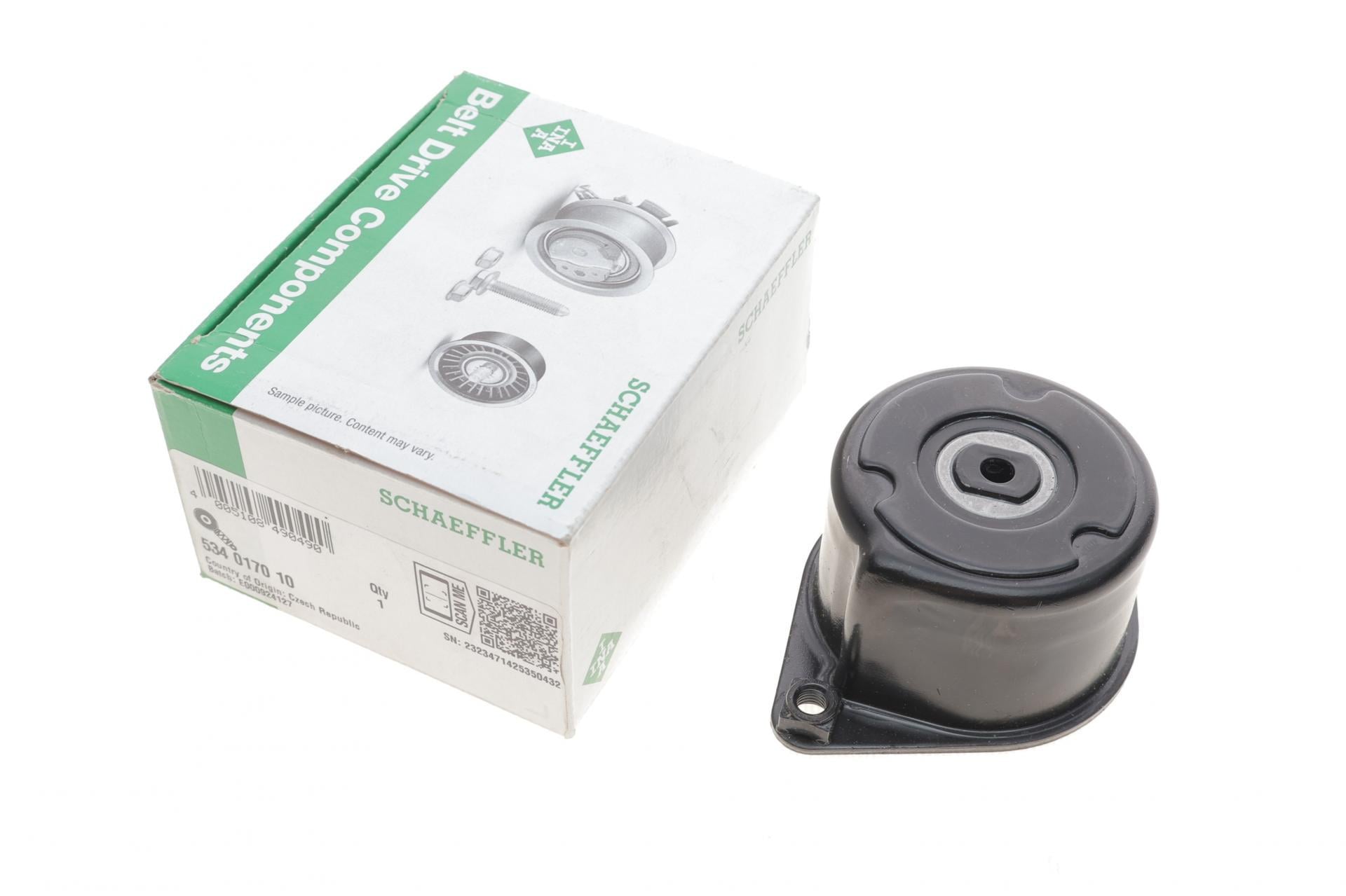 Натяжник ремня генератора INA BMW 3 E46/E90-E92/7 E65-E67/X3 E83/X5 E53 01- M47 D20 204D4 (534 0170 10)