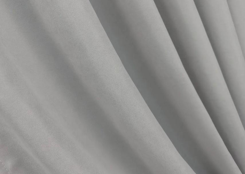 Комплект штор коротких Sparta мікровелюр 1,3х1,7 м 2 шт. Світло-сірий (1197ш) - фото 4