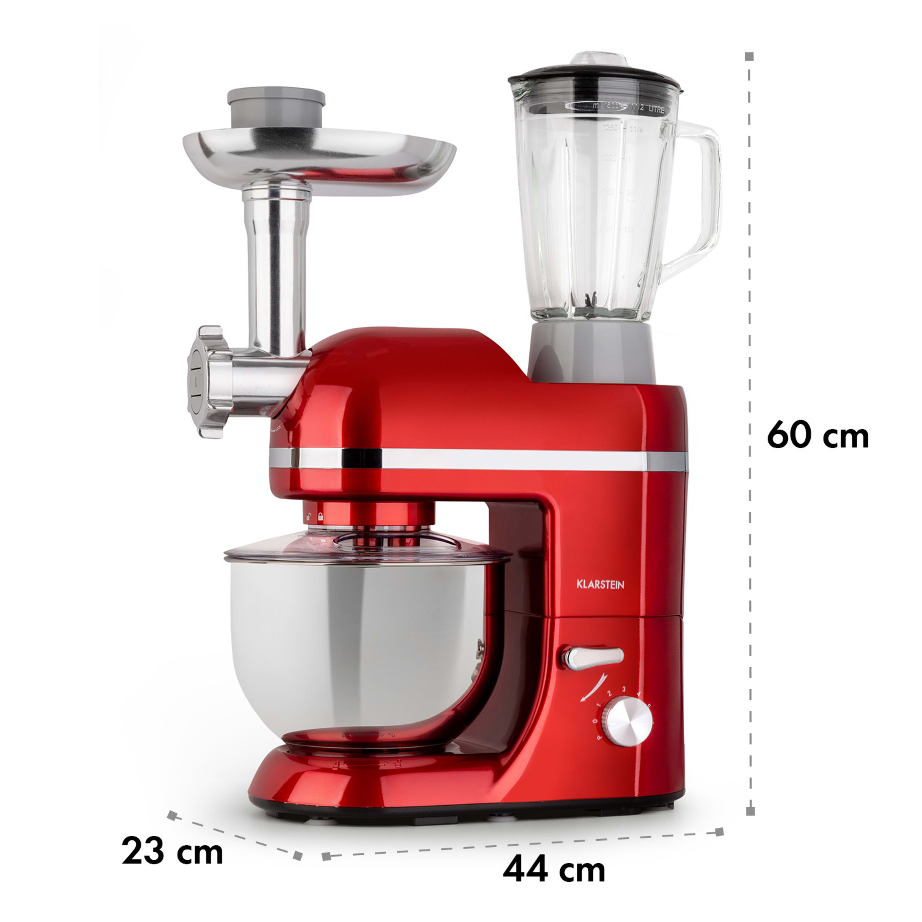 Кухонный комбайн KLARSTEIN Lucia Elegance 3в1 1800 Вт (10035641) - фото 7 Кухонный комбайн KLARSTEIN Lucia Elegance 3в1 1800 Вт (10035641) - фото 7