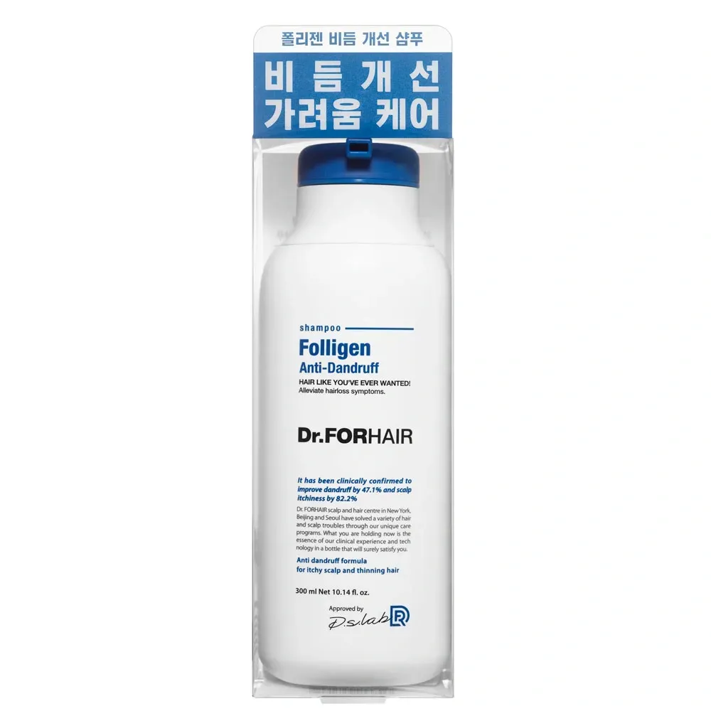 Шампунь против перхоти Dr.FORHAIR Folligen Anti-Dandruff Shampoo для ослабленных волос 300 мл (533803)