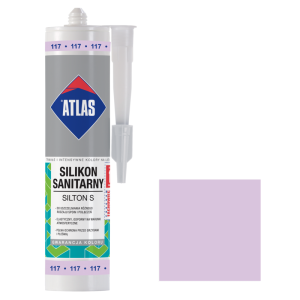 Герметик силиконовый санитарный ATLAS SILTON S 0117 280 мл Фиолетовый