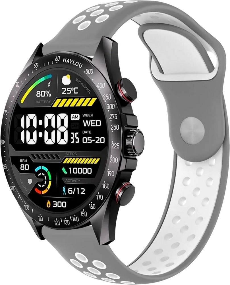 Ремешок Sport для Haylou Solar Pro LS18 Grey (40877-33) Ремешок Sport для Haylou Solar Pro LS18 Grey (40877-33)