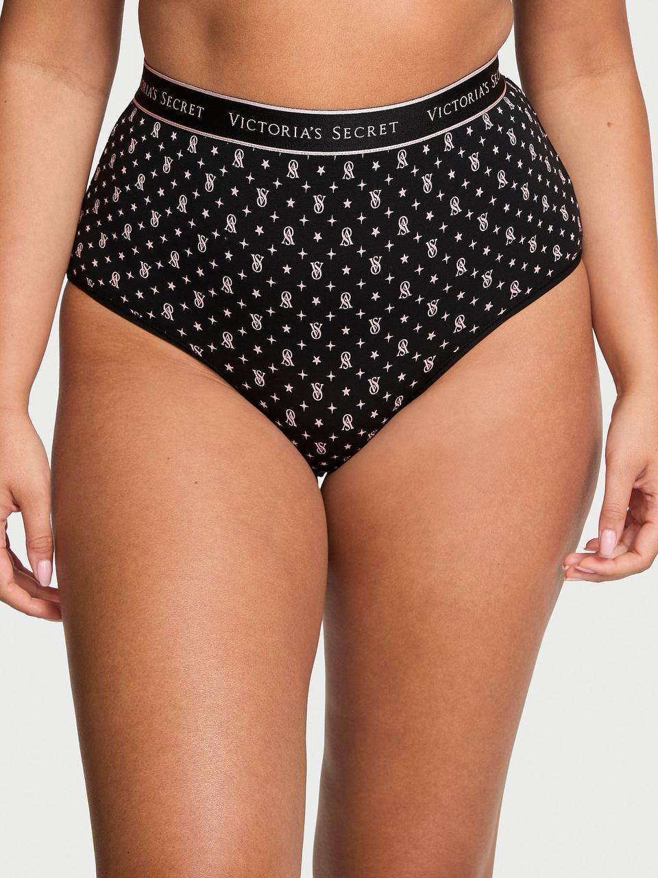 Трусики женские Victoria's Secret Brief Logo Cotton Modern XL Черный (715632489726)