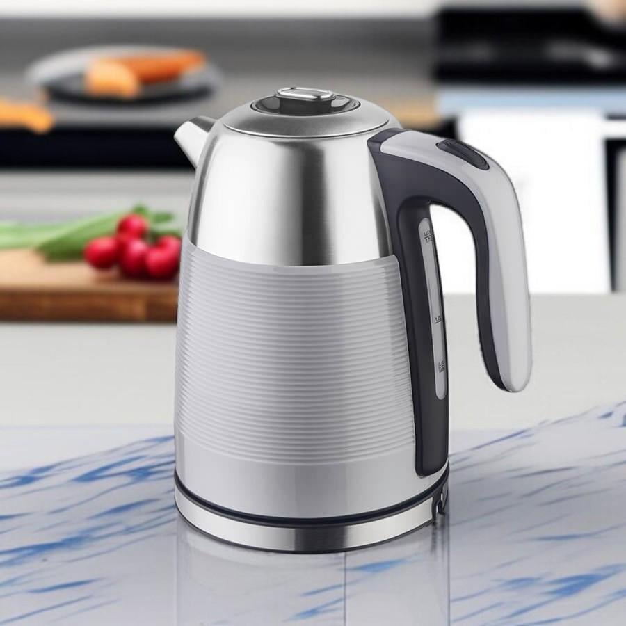 Електрочайник Maestro MR-051-GREY нержавіюча сталь 1,7 л 2200 Вт Сірий (32510554)