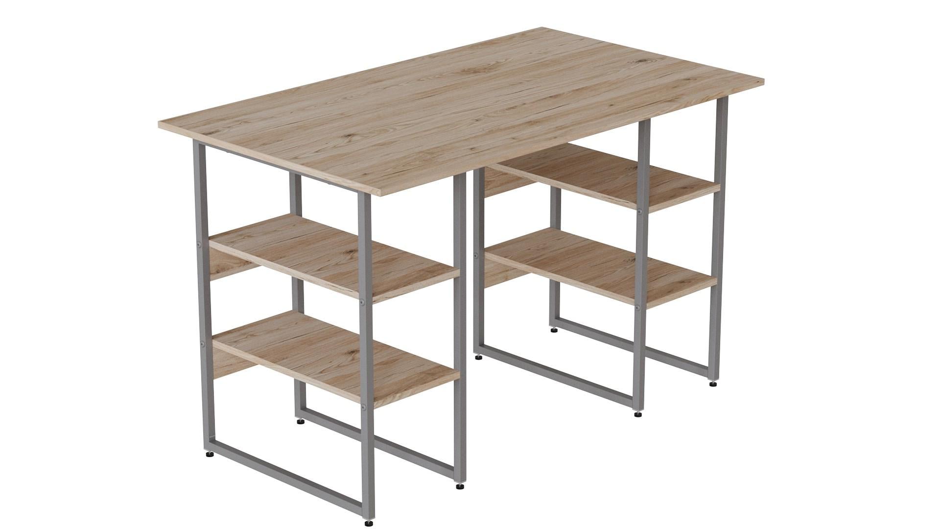 Компьютерный стол Ferrum-decor Карен ДСП 32 мм 75x120x70 см Серый/Дуб Сан-Марино (FRD-102446) Компьютерный стол Ferrum-decor Карен ДСП 32 мм 75x120x70 см Серый/Дуб Сан-Марино (FRD-102446)