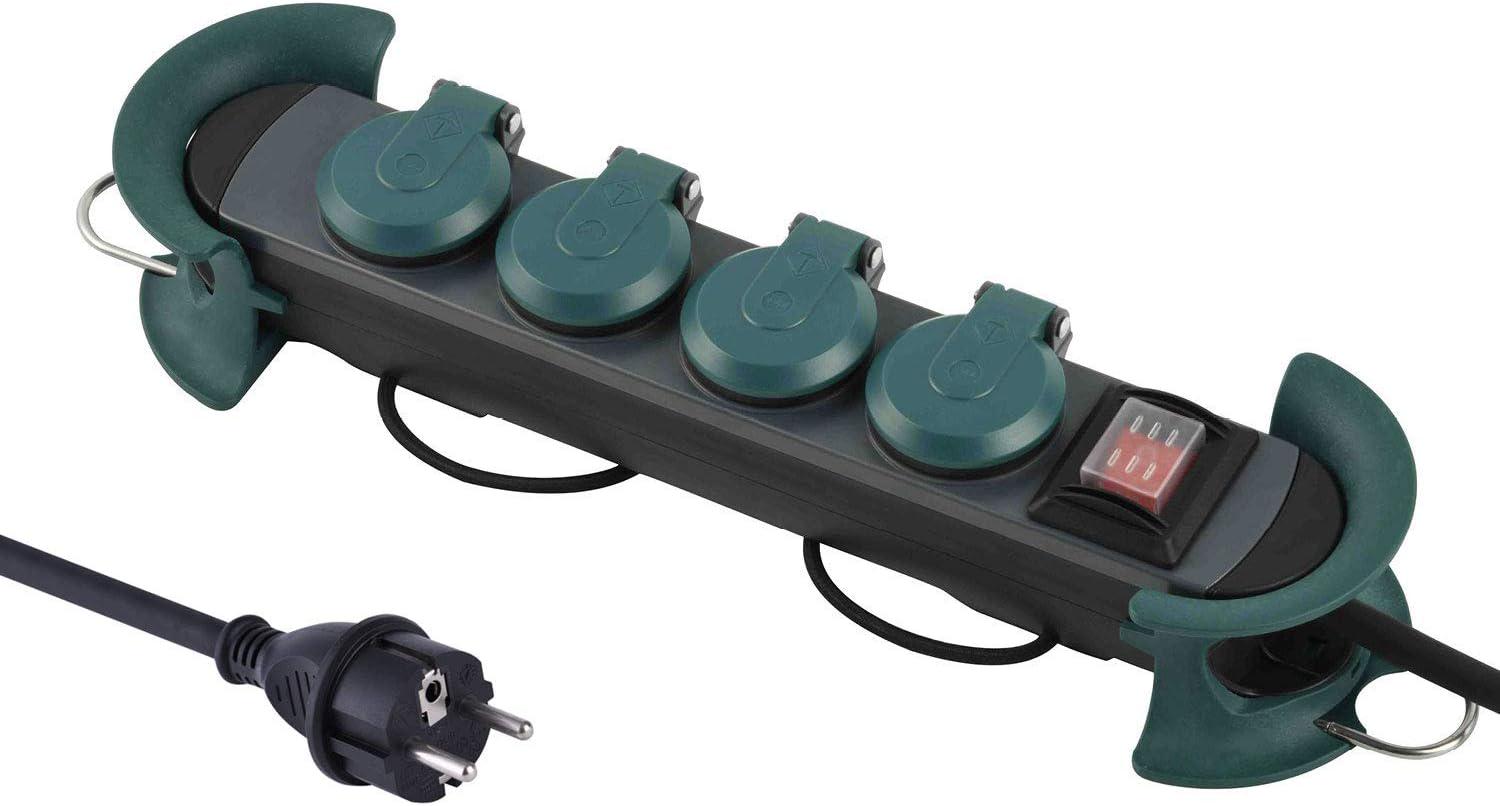 Удлинитель Electraline 4 розетки 10 м 3х1,5 мм² с кнопкой IP44 - фото 7