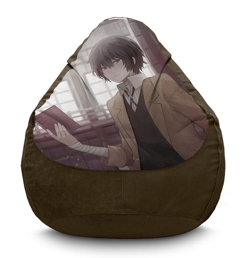 Кресло-мешок iPuff Dazai Bungo stray dogs флок XXL 90х125 см Коричневый (116976-1) Кресло-мешок iPuff Dazai Bungo stray dogs флок XXL 90х125 см Коричневый (116976-1)