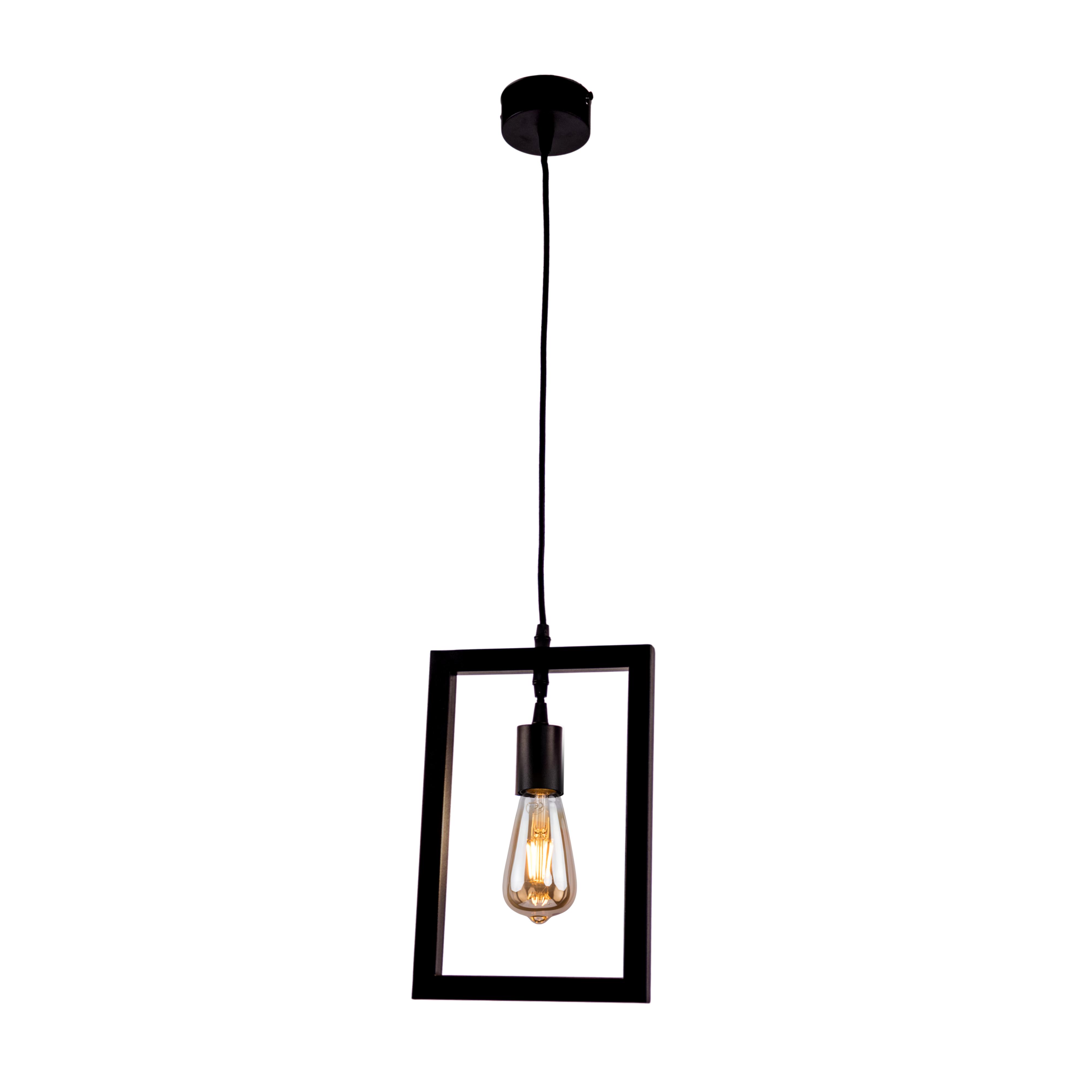 Люстра подвесная Sirius PR 1020/1 металлическая Черный  (000030350)