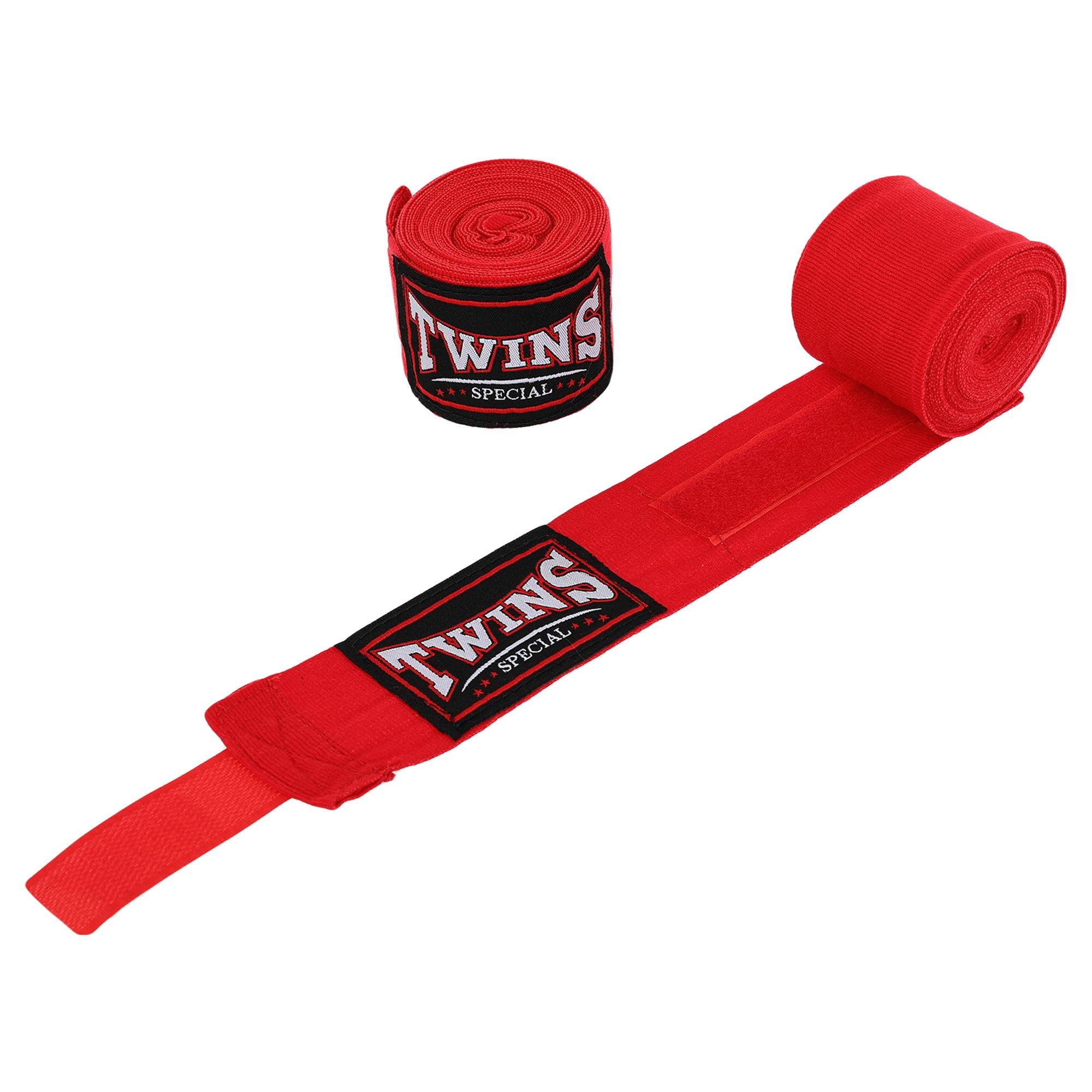 Бинти боксерські Twins BO-7976 5 м пара Червоний (6936116104456)