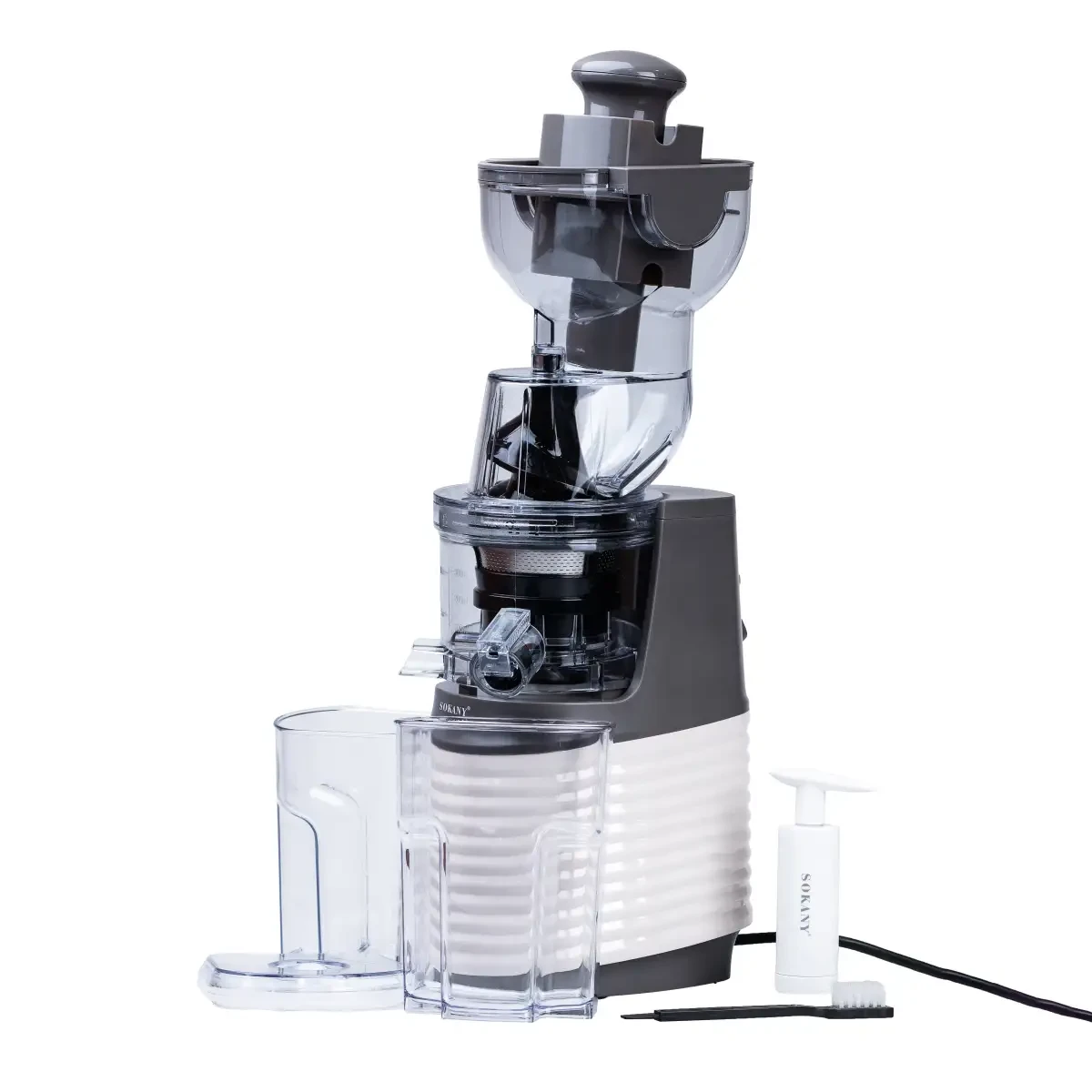 Соковыжималка шнековая Sokany JE-32 300 Вт (JE-32) - фото 6 Соковыжималка шнековая Sokany JE-32 300 Вт (JE-32) - фото 6