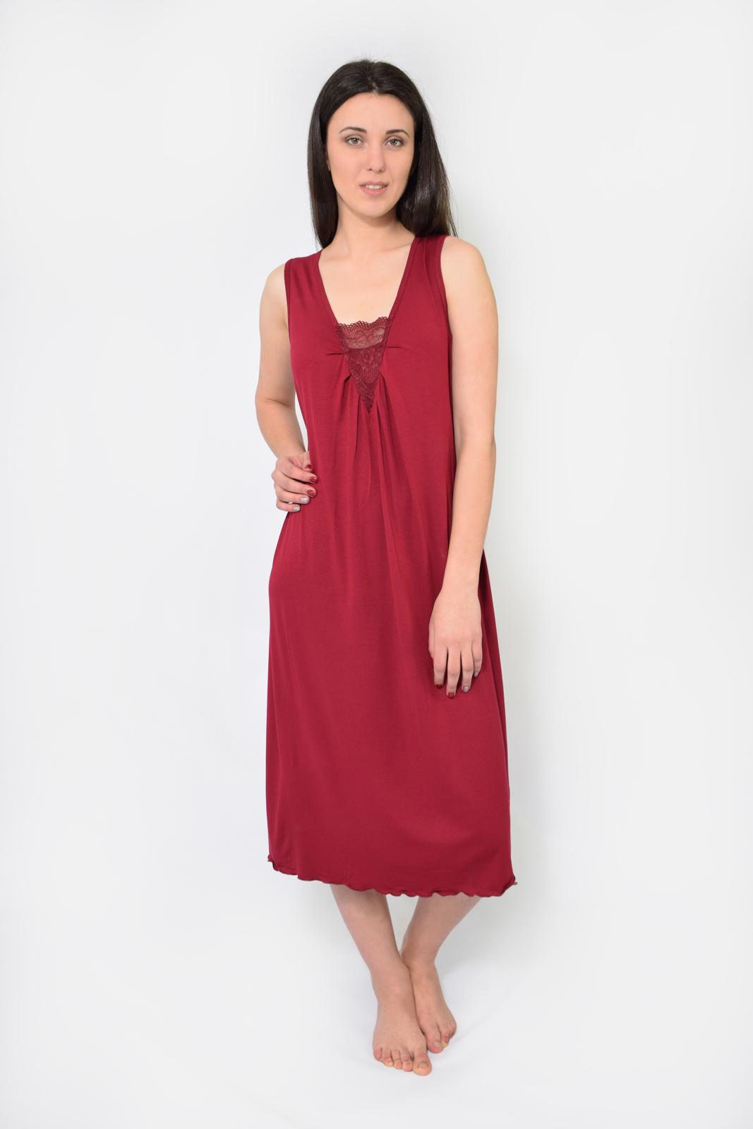 Ночная рубашка N.EL 919-92 4XL Вишневый