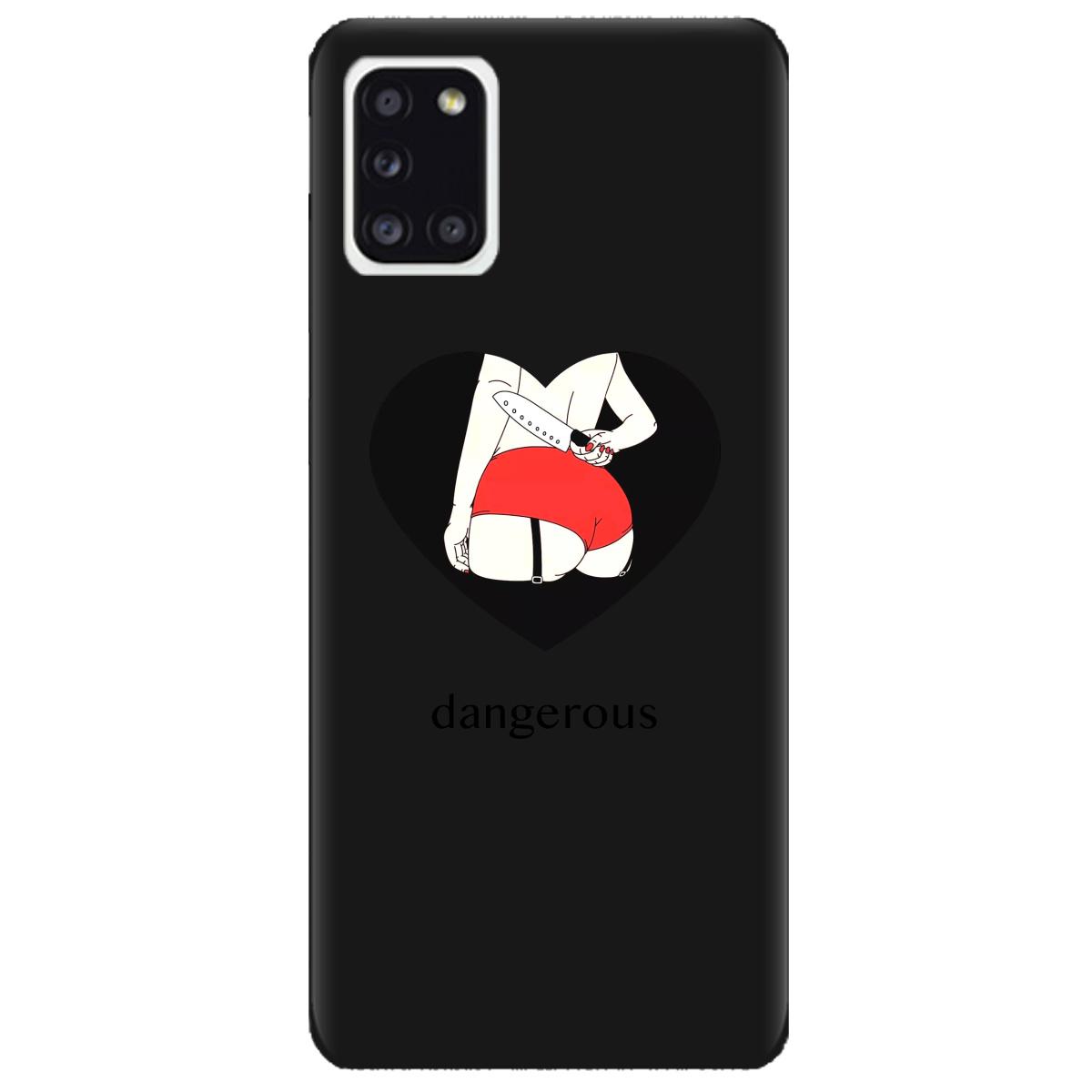 Силиконовый чехол Zorrov для Samsung Galaxy A31 - Dangerous (14110050222088904) - фото 1