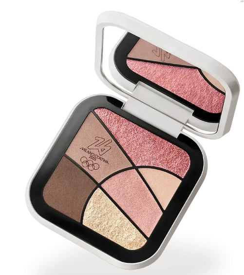 Палетка тіней для повік Kiko Milano Cortina 2026 Glamour Multi-Finish Eyeshadow Palette (37917788)
