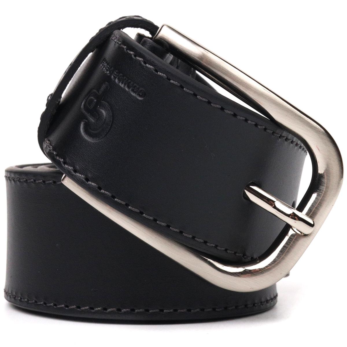 Ремень мужской GRANDE PELLE Leather Belt 21463 Черный - фото 5