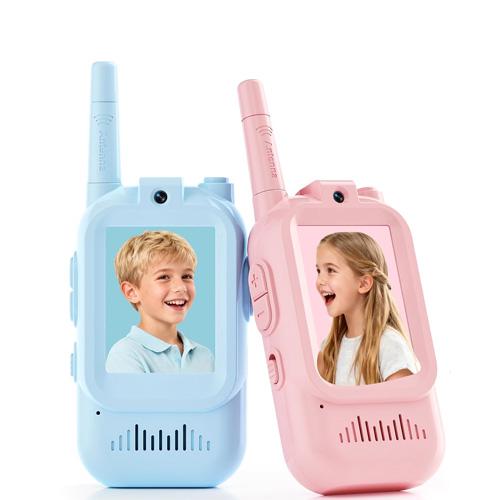 Комплект видеораций детских IPS Wi-Fi до 300 м 650 mAh 2 шт. 2" Blue/Pink (1021422)