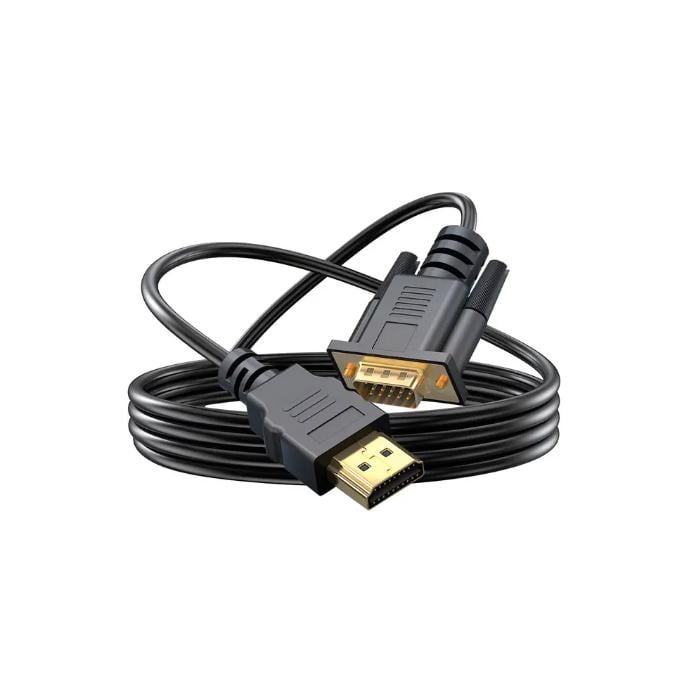 Кабель HDMI-VGA папа-папа 1080p 60Hz для ноутбука ПК и проектора 1,8м (2221111832)