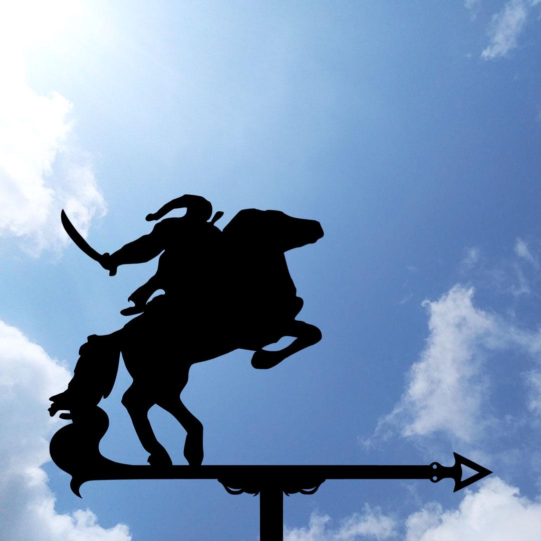 Флюгер на будинок Козак на коні (27710285)