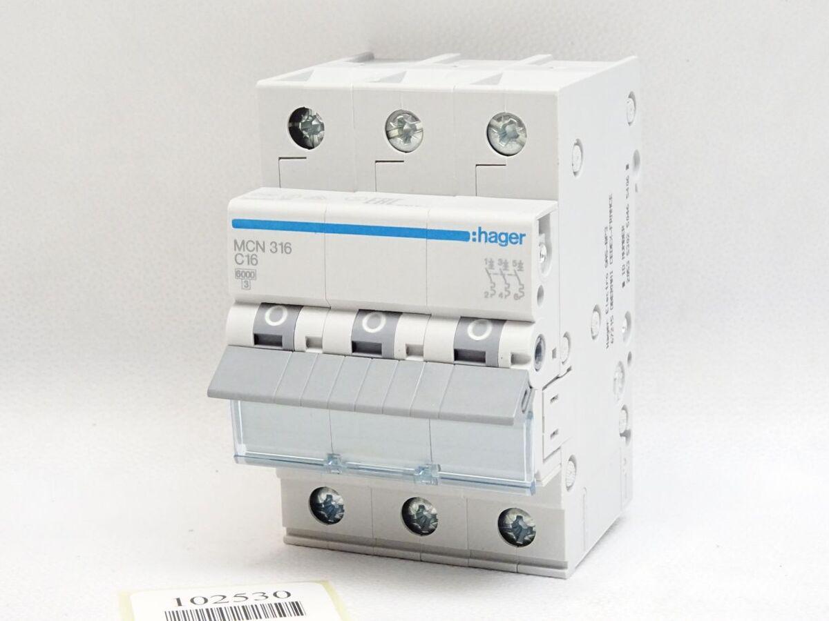 Автоматический выключатель Hager MCN316 (MCN316)