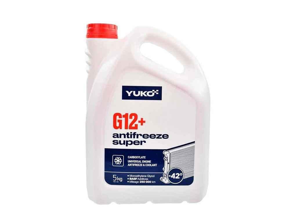 Антифриз YUKO ANTIFREEZE-42 Super G12+ CARBOXYLATE 5 л Красный (878803)