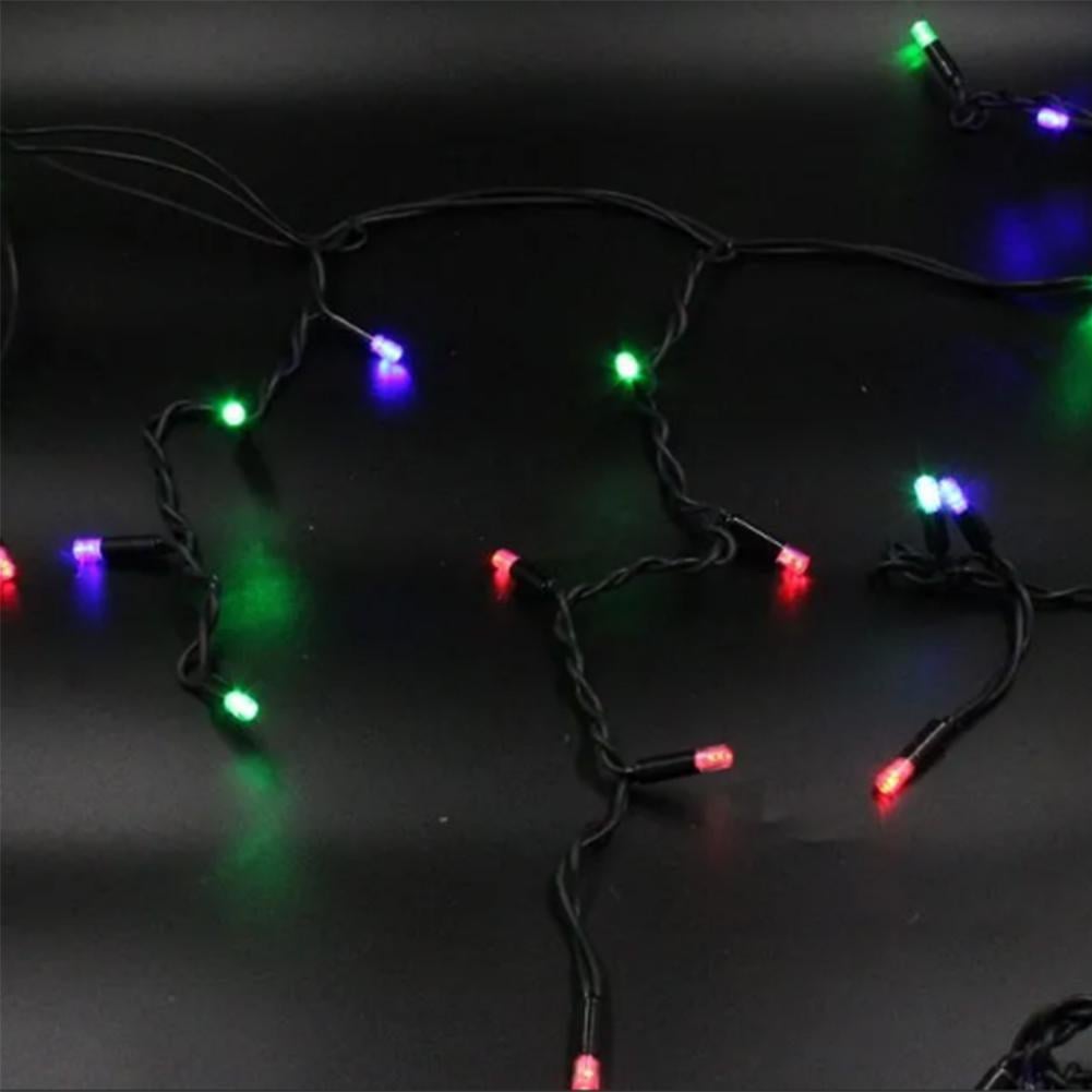 Гирлянда новогодняя уличная Xmas Сосульки-Бахрома М-2 5 м Разноцветный (7235)