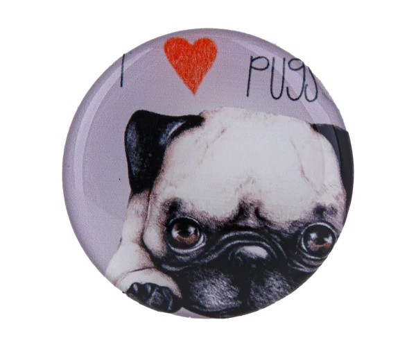 Тримач для телефону PopSocket Circle Pug 08 Black