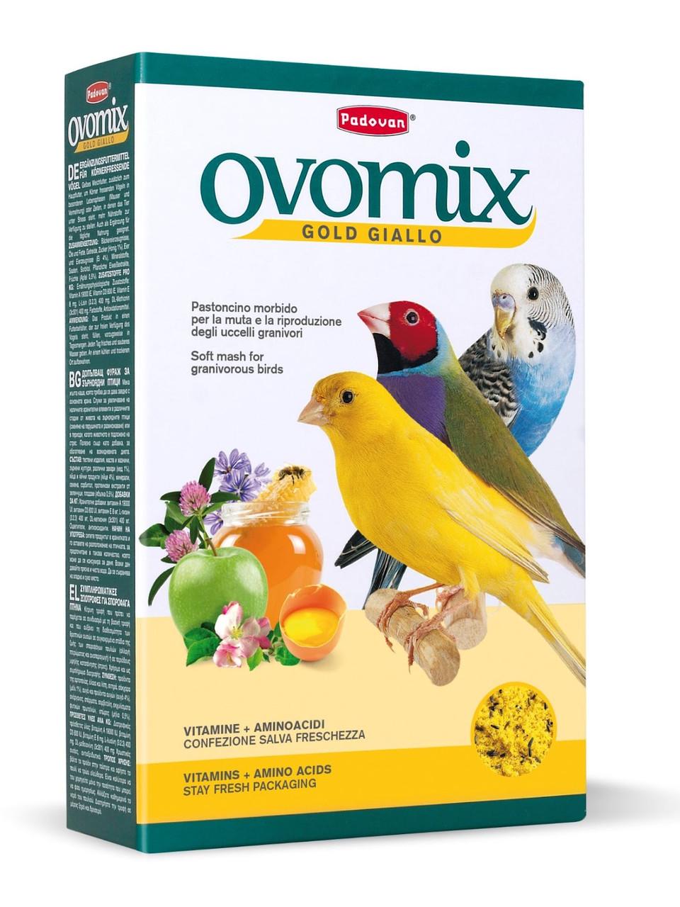 Додатковий корм Padоvan Ovomix Goldgiallo для пташенят та декоративних птахів 300 г (PP00194)
