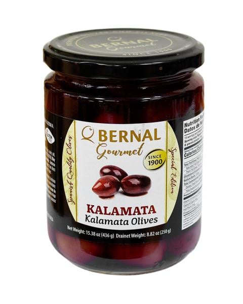 Оливки Каламата з кісточкою Bernal Gourmet Kalamata, 436 г (13309796)