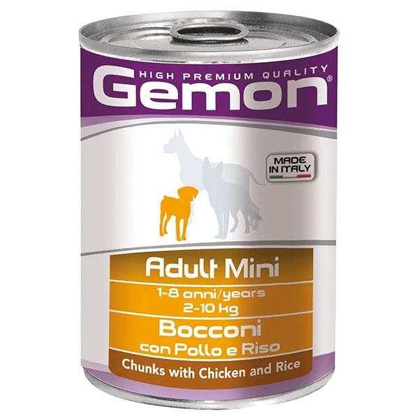 Корм для собак влажный GEMON Dog Wet Mini курица с рисом 415 г (000025780)