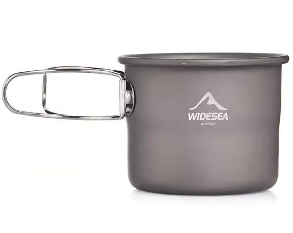 Набор туристических кружек Widesea WSCC-105 со складными ручками 200 мл 2 шт.