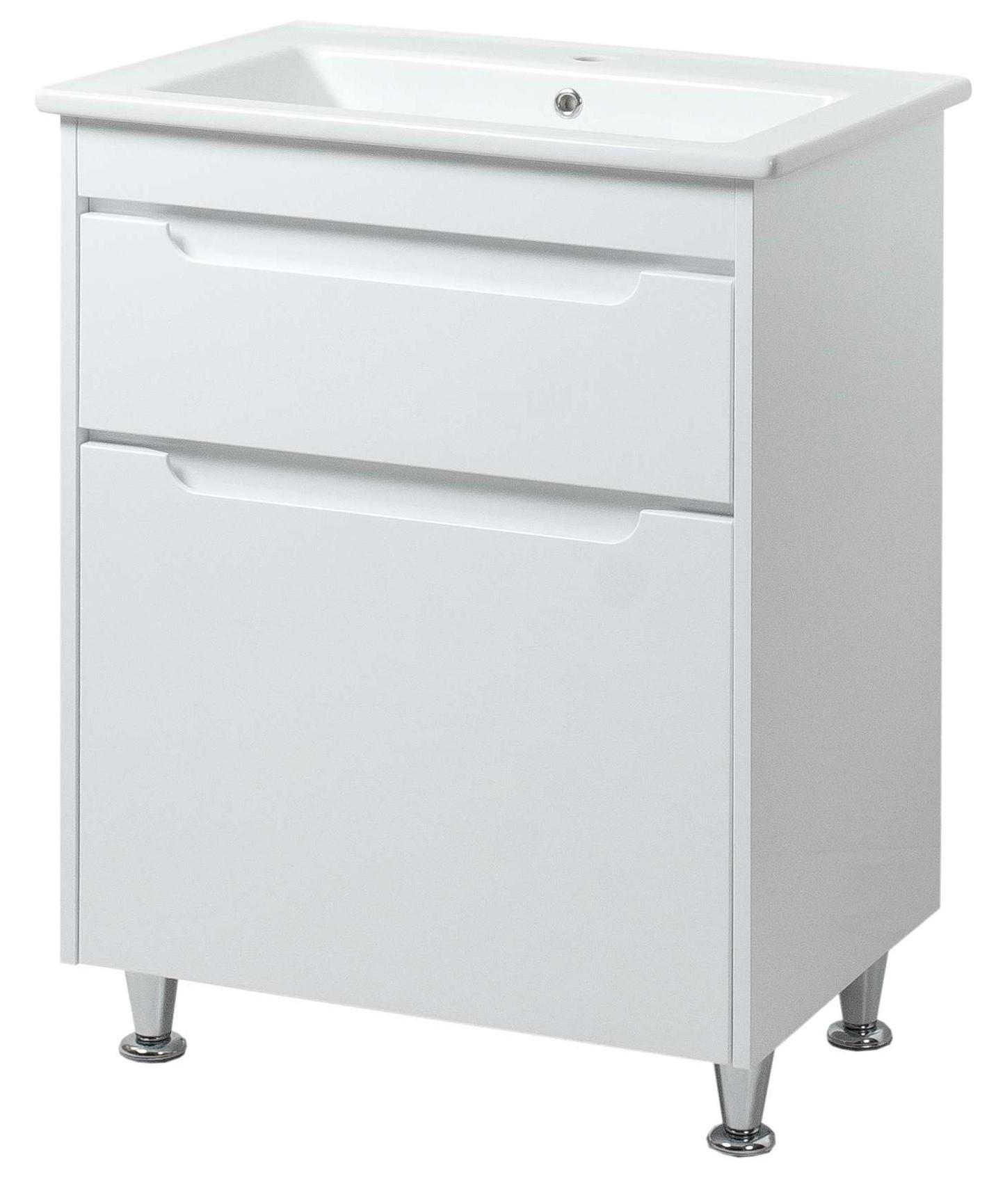 Тумба ЮВВІС Valencia ТНБ-2 Д 65 см з умивальником Vesta White (14770127)