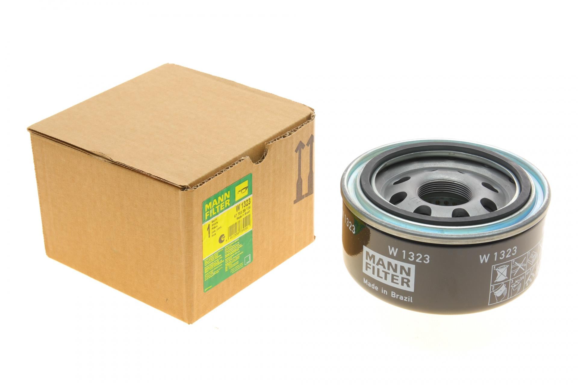 Фильтр масляный Mann-Filter для VW LT 2,8TDI 98-06 (W 1323) Фильтр масляный Mann-Filter для VW LT 2,8TDI 98-06 (W 1323)