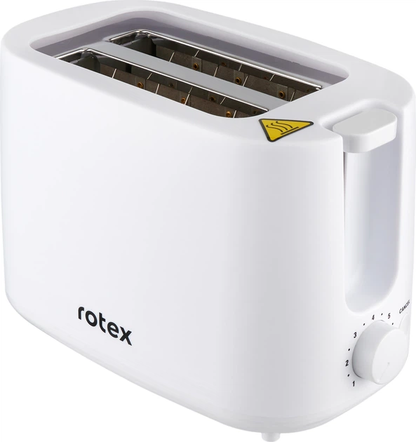 Тостер Rotex RTM116-W 750 Вт на 2 тости Білий (PH00765) Тостер Rotex RTM116-W 750 Вт на 2 тости Білий (PH00765)
