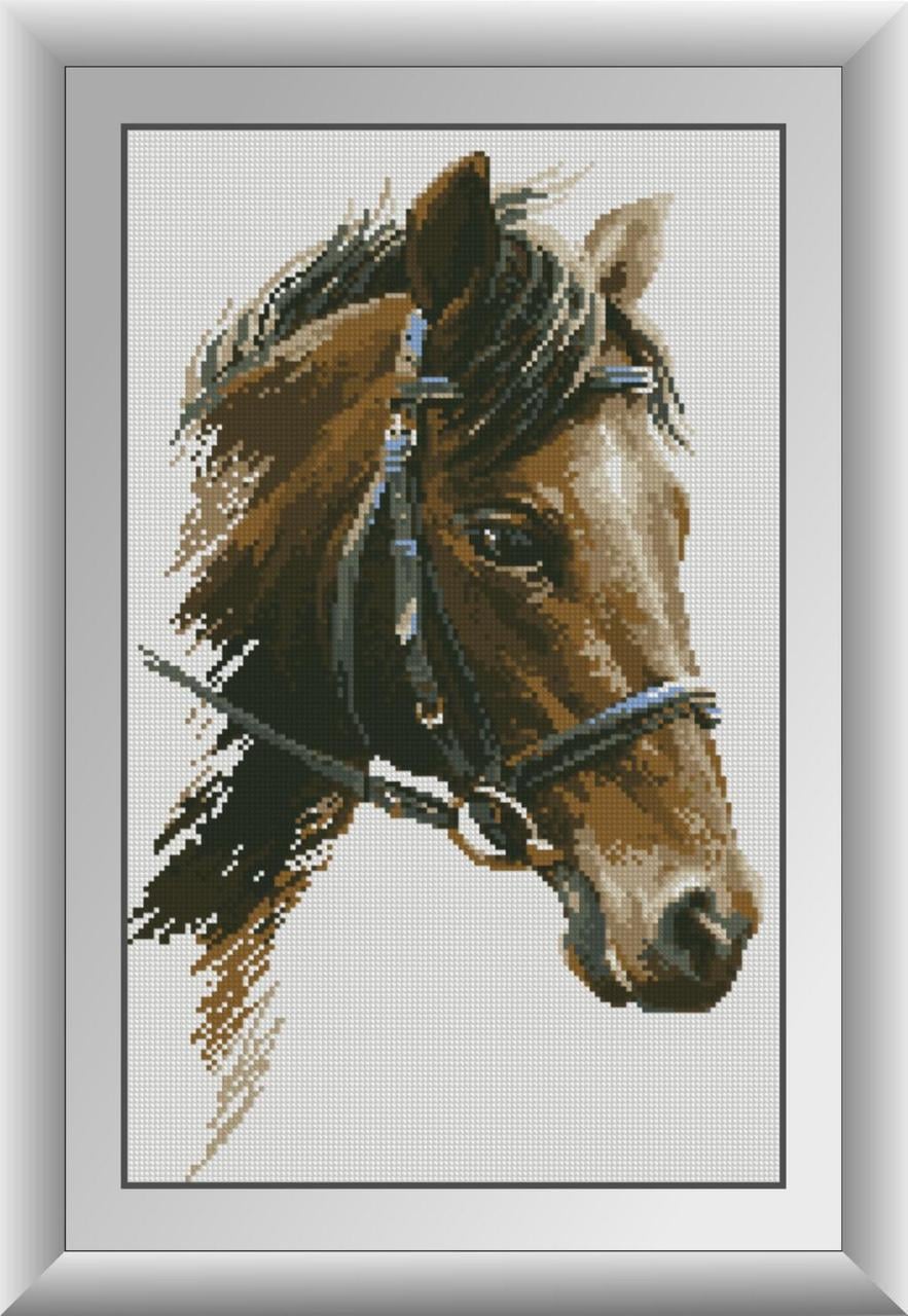 Алмазная мозаика Dream Art Конь 31x50 см (DA.30242)