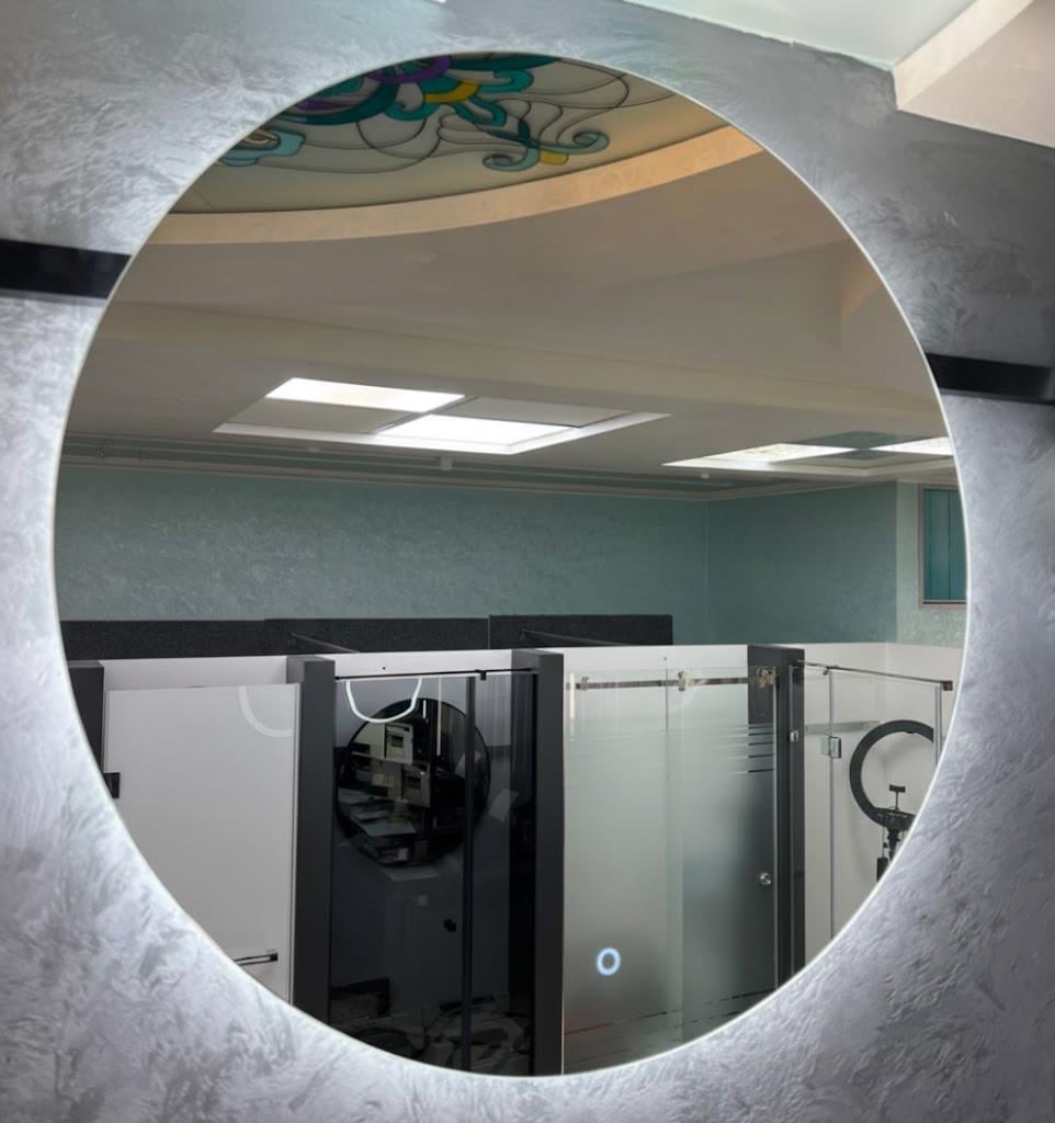 Дзеркало із зовнішньою холодною підсвіткою 800 мм сенсорний вмикач/димерс (С4813)