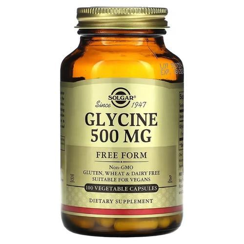Глицин Solgar Glycine 500 мг 100 капс. (SOL-01370) Глицин Solgar Glycine 500 мг 100 капс. (SOL-01370)