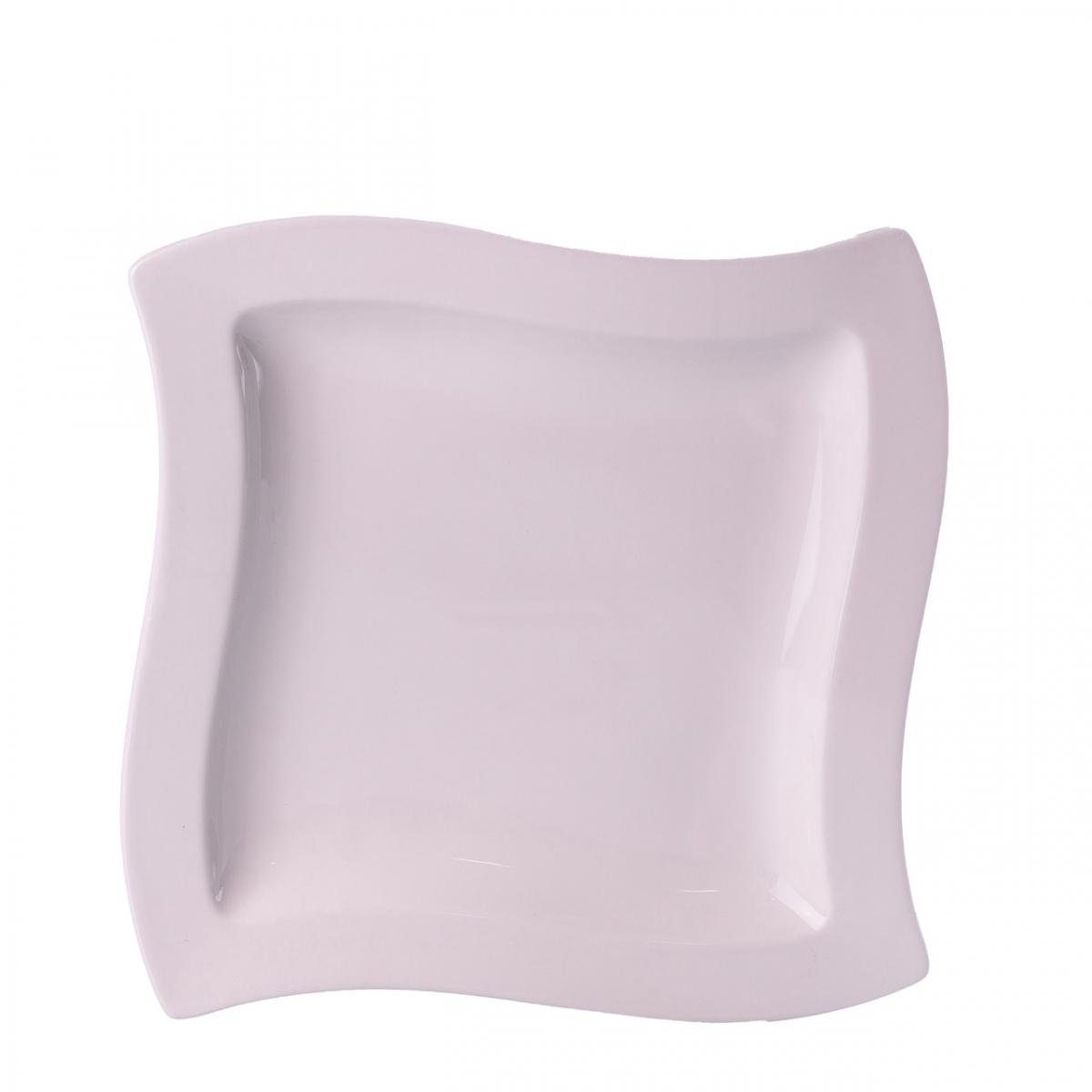 Тарілка порцелянова плоска квадратна 21 см (HP609)