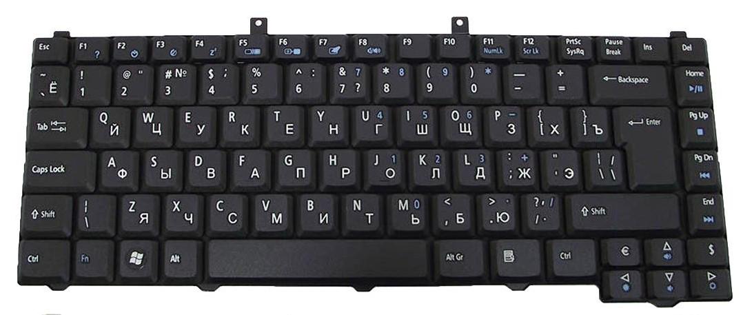 Клавиатура для ноутбука Acer Aspire 5500 матовая (KB.ASP07.014)