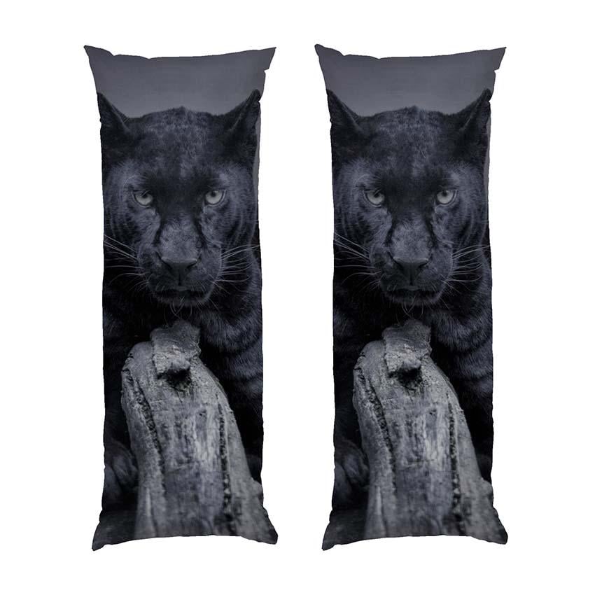 Подушка дакимакура Big black panther габардин 140х45 см (113559-2)