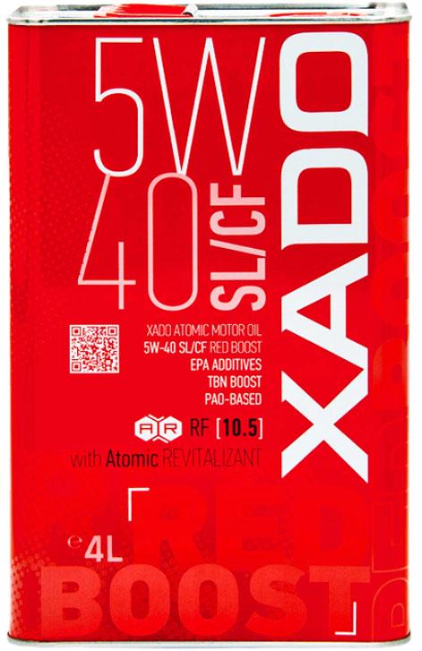 Моторная смазка XADO Atomic Oil 5W-40 SL/CF Red Boost 4 л (XA 26206)