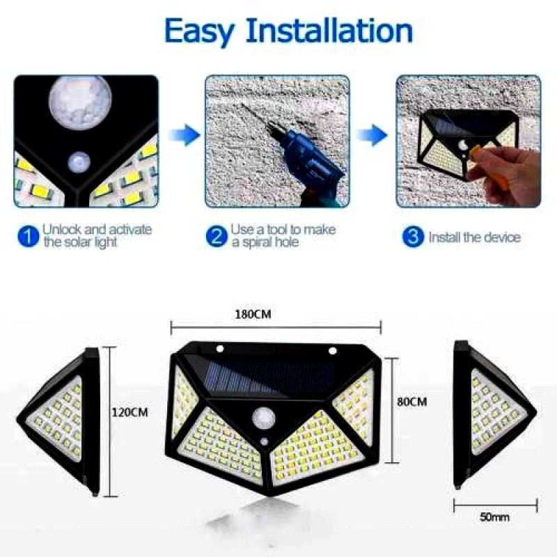 Світильник на сонячній батареї з датчиком руху CL-100 - фото 3 Світильник на сонячній батареї з датчиком руху CL-100 - фото 3