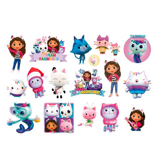 Дитячі татуювання Gabby's Dollhouse Tattoo Set (3793-3)