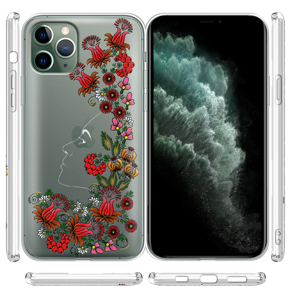 Чехол Boxface iPhone 11 Pro 3D Ukrainian Muse Прозрачный силикон (38189-bk64-38189) - фото 3