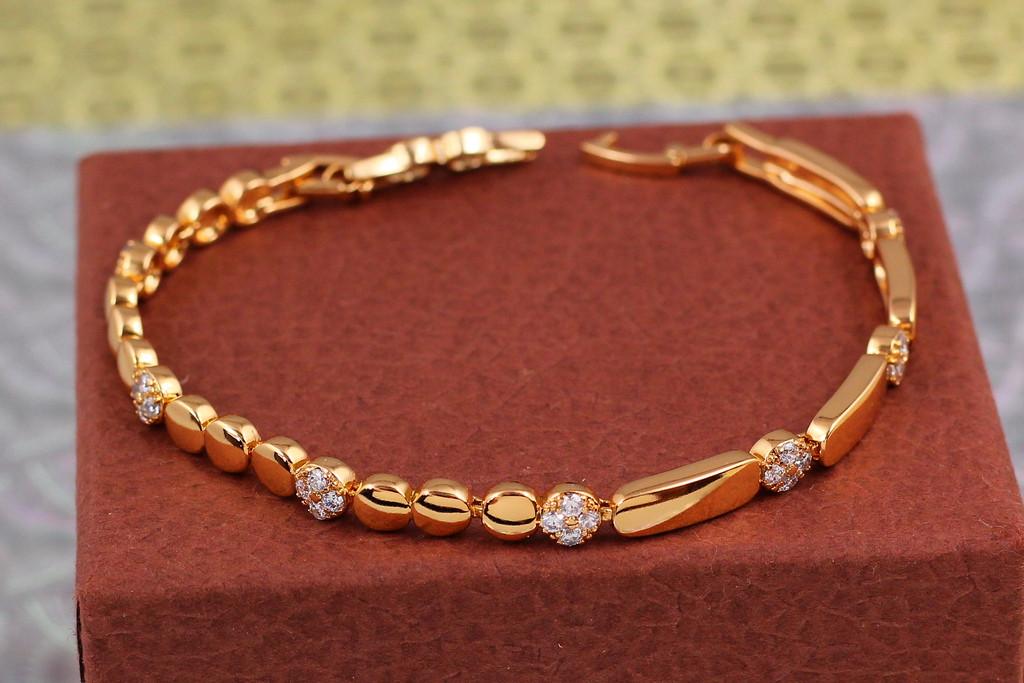 Браслет Xuping Jewelry Запад-восток 20 см Золотистый (1839222855)