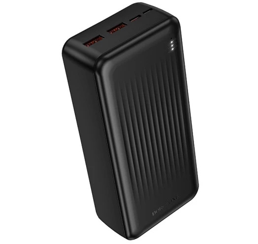 Повербанк Borofone J80B 2USB Type-C micro-USB 30000 mAh 22,5W Чорний (31826764)